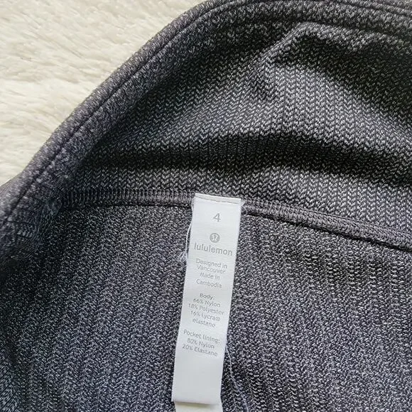 Lululemon Athletica Speed Up Tight Charcoal Leggings - Picture 5 of 5